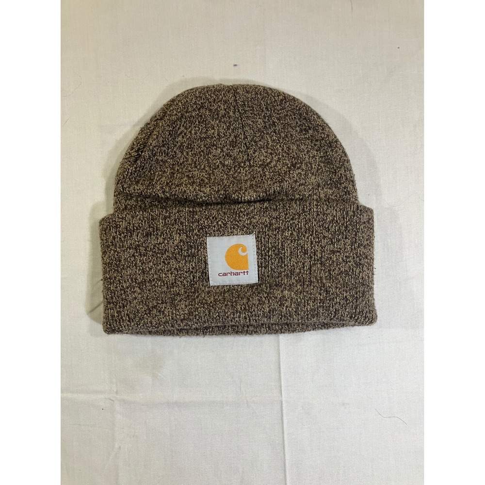 Carhartt A18 Brown Marled Knit Beanie Watch Hat One Size Fits All Brown Heather